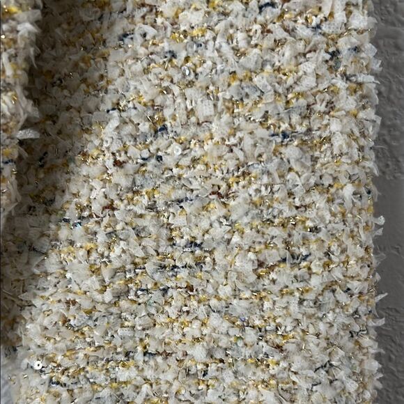 URBAN REVIVO Size XL Cropped Pearl Button Front Cardigan Sweater Secretary Bow - Picture 3 of 9